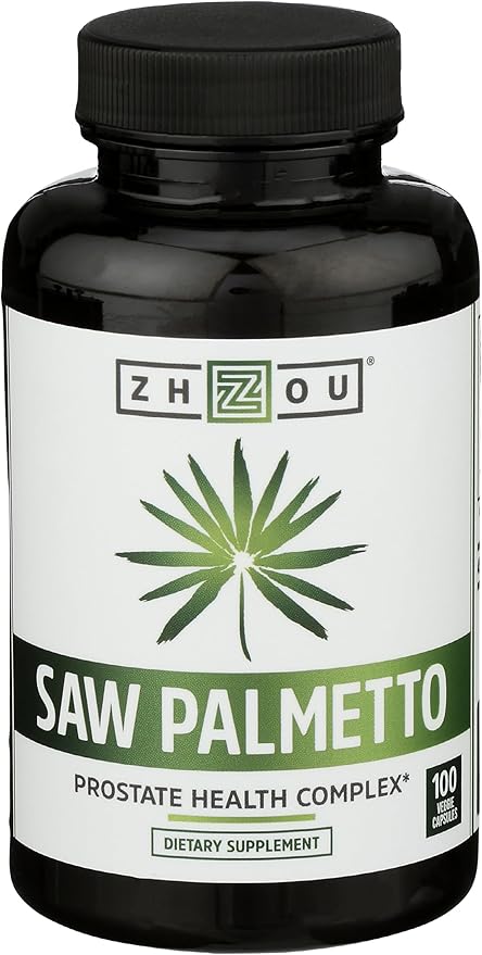 ZHOU NUTRITION Saw Palmetto Prostate Health Complex, 100 CT