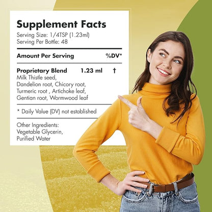 Go Nutrients Liver Edge & Adrenal Edge | Energy & Fatigue Supplement Cortisol Manager Liquid Drops Non-GMO, Gluten Free | Liver Cleanse & Advanced Liver Liquid Drops Supplement Milk Thistle Seed