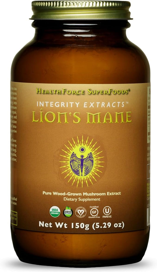 HealthForce SuperFoods Integrity Extracts Lion's Mane - Powder - 150 Grams