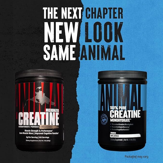 Animal Micronized Creatine, Monohydrate Powder, Unflavored, 10.58 oz (300 g)