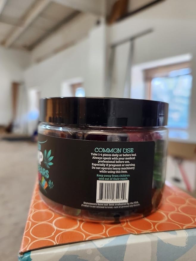 Hеmр Gummies Bears-Great for Sleep, Relax, Calm, Discomfort, Skin-Natural Hemp Gummy Bears-Variety of Fun Fruity Flavors-Natural Hеmр Party-Made in USA