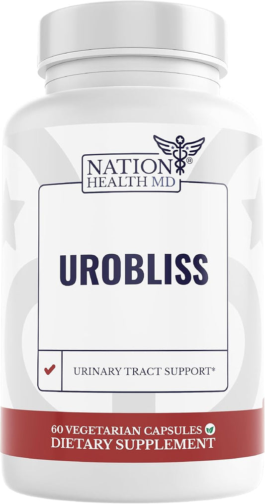 UroBliss Formula for Urinary Tract Support - D Mannose 1000mg Capsules with Cranberry Extract for Feminine Care and UTI-Health, 60 Capsules