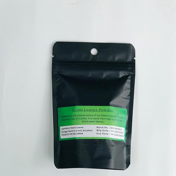 Neem Leaves Powder - 2oz - From Sri Lanka