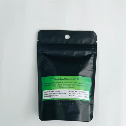 Neem Leaves Powder - 2oz - From Sri Lanka