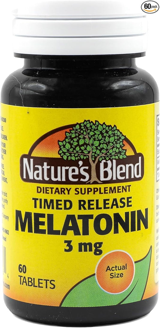 Melatonin Timed Release 3 mg 60 Tabs