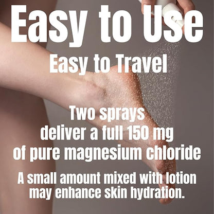 elete Pure Magnesium Oil Spray, Magnesium Oil for Feet, Legs, Muscle Cramps and Soreness, Accelerate Workout Recovery, 3oz