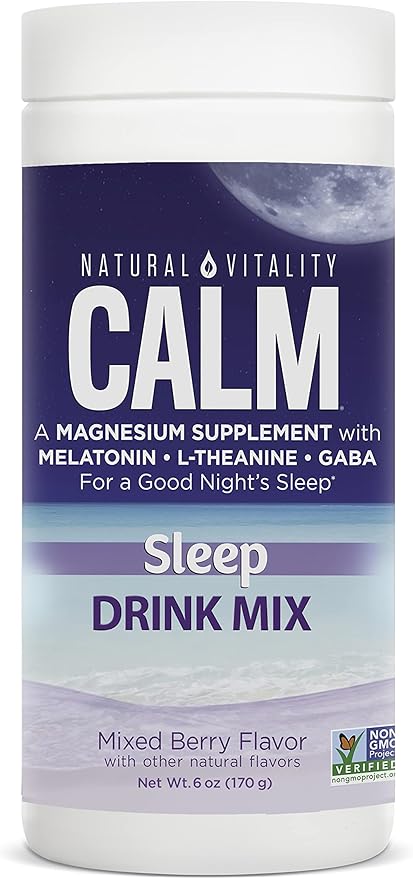 Natural Vitality Natural Calm Specifics CALMFUL SLEEP (Mixed Berry Flavor) 6 ounces