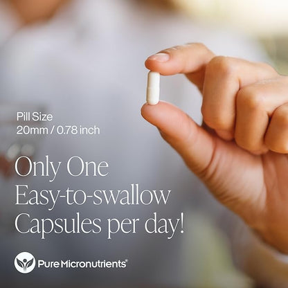 Pure Micronutrients Vitamin D3 K2 Supplement | MK7 100mcg, D3 5000 iu, Calcium + BioPerine | Muscle & Bone Health, Heart, Immunity & Energy Support | Vegan | 60 Capsules