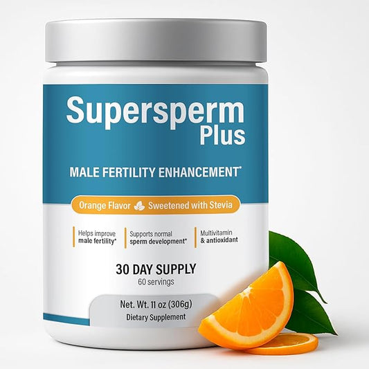 Male Fertility Supplement with L-Carnitine and L-Arginine, Preconception Fertility Formula for Optimal Count & Healthy Volume Production,1 Month Supply (60 doses) in Powder.