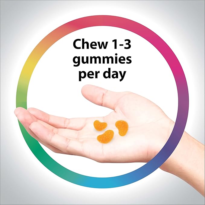 Rainbow Light Vitamin C Gummies, Dietary Supplement Provides Immune Support, With Vitamin C and Vitamin E, Citrus Flavor, 90 Count