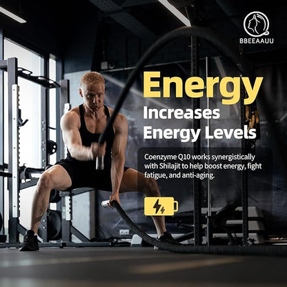 Shilajit Capsules with Sea Moss & Ashwagandha for Men & Women,12 in 1 Himalayan Shilajit Supplements with Coenzyme Q10, Fulvic Acid & Humic Acid, Lion's Mane, Energy & Immune, 120 Count, 2 Pack