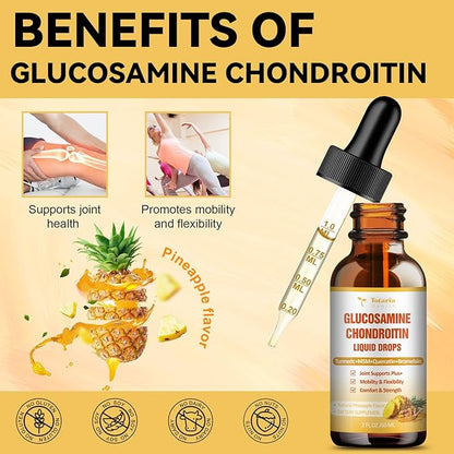Liquid Vitamin D3 K2 + Glucosamine Chondroitin MSM