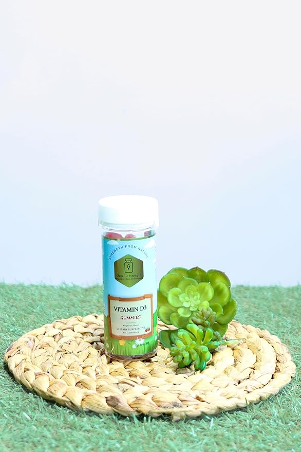 Vitamin D3 Pectin Gummies: Sunshine in Every Bite with 125mcg of Vitamin D3, 625% of Daily Intake (60 Count)