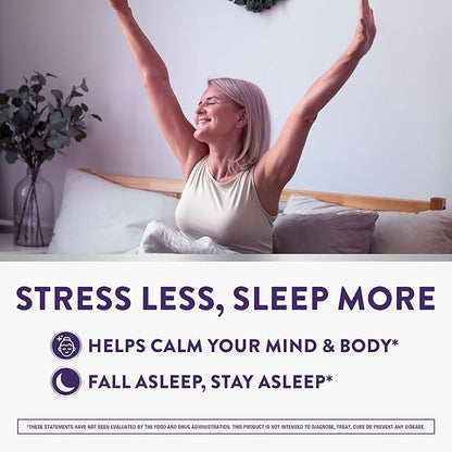 ZzzQuil PURE Zzzs De-Stress Gummy, Melatonin Gummies, Sleep Aid, Melatonin 2mg, Ashwagandha for Stress Support, Melatonin Sleep Gummies, Sleep Aids for Adults, 60 Sleep Gummies