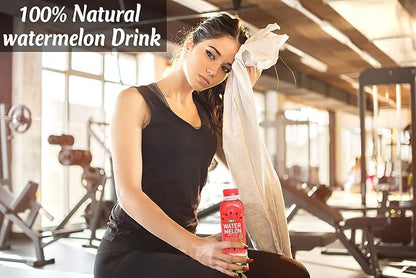 OKF Watermelon with Aloe Vera Drink, Sweet and Refreshing W/Chewable Aloe added. Real Watermelon Juice and Real Aloe Vera Gel Added, 16.9 Fluid Ounce (Pack OF 10)