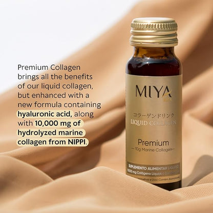 Premium Liquid Collagen for Women | 10,000 mg of Marine Collagen | Red Berries and Grape Flavor | Supports Skin, Hair & Nails | Beauty Supplement | 30 Bottles- One Month Supply