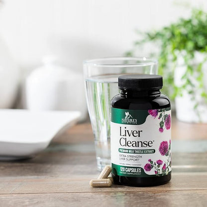 Liver Cleanse Detox & Repair Supplement – 21 Herb Formula with Milk Thistle, Dandelion, Artichoke, Chicory Root & Beet – Natural Liver Support for Detox & Wellness – Non-GMO, Vegan – 120 Capsules