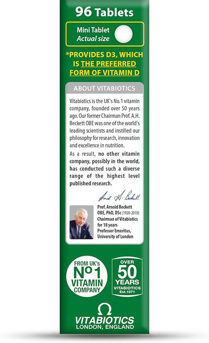 Ultra by Vitabiotics Vitamin D Tablets x 96