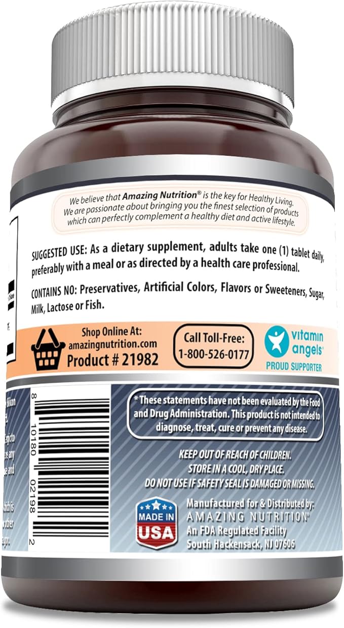 Amazing Formulas Selenium 200 mcg 240 Tablets Supplement | Non-GMO | Gluten Free | Made in USA
