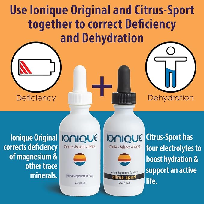 Mineral Supplement for Water - Make Ultra-Premium Mineral Water - Magnesium, Trace Mineral & Electrolyte Hydration System, Mineralize Filtered and RO Water, Two 2 oz Bottles of Liquid Drops