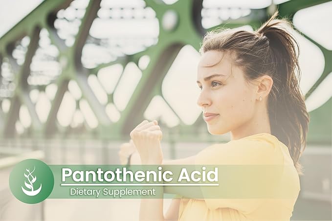 PURE ORIGINAL INGREDIENTS Pantothenic Acid (100 Capsules) Pure, Vitamin B5, Calcium Supplement