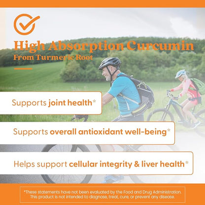 Doctor's Best Curcumin From Turmeric Root with C3 Complex & BioPerine, Benefit the Joints by Helping to Neutralize Free Radicals, Non-GMO, Gluten Free, Soy Free, Joint Support, 1000 mg, 120 Tablets