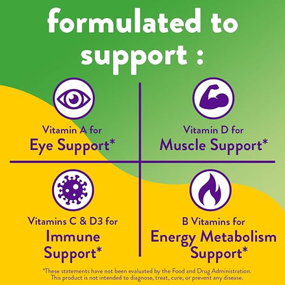 Vitafusion Multi + Energy* Gummy Vitamins, Contains B Vitamins to Provide Energy Metabolism Support*, 90 Count
