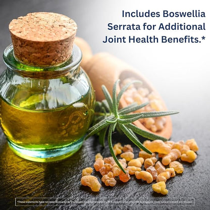 INVIGOFLEX Glucosamine Sulfate (Shellfish Free, Sodium Free & Vegetarian Safe) Non GMO, Gluten Free - with Boswellia Serrata - Premium Joint Supplement GS - 3 Pack
