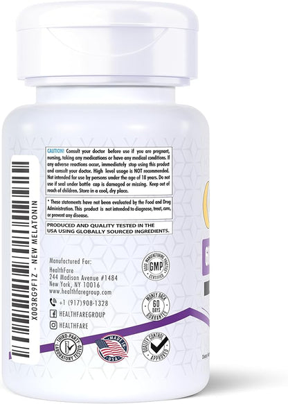Melatonin 60mg | 90 Tablets | Vegetarian Formula | Non-GMO | Gluten-Free | Unflavored | Made in The US (2-Pack of 60)