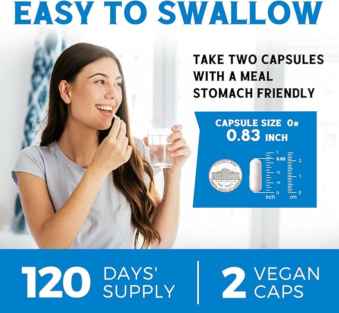 Magnesium Complex Supplement 6 in 1, 1160mg Chelated Magnesium Glycinate, Citrate, Aspartate, Gluconate, Carbonate & Lactate for Sleep, Calm & Muscle, No Oxide