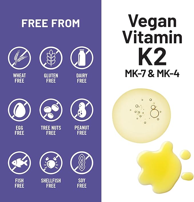 NatureWise Vitamin K2 Supplement with MK-7 100mcg and MK-4 500mcg - Enhanced Bioavailable Formula - K Complex for Bone and Heart Health - Vegan, Gluten Free, Non-GMO - 360 Softgels[1-Year Supply]