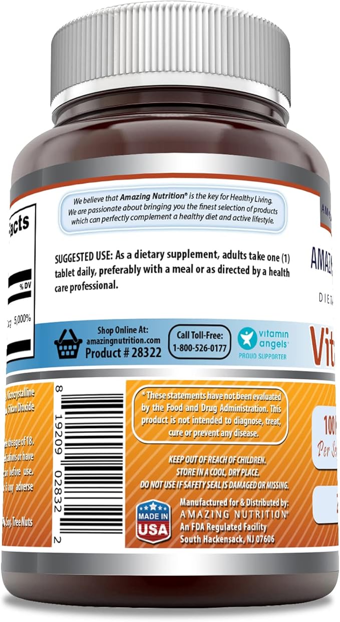 Amazing Formulas Vitamin B6 Pyridoxine 100mg 250 Tablets Supplement | Non-GMO | Gluten Free | Made in USA