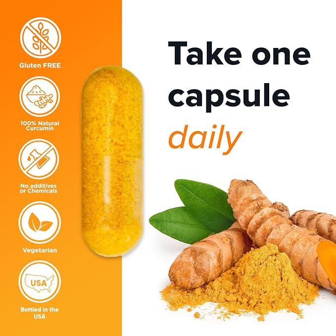 Theracurmin Turmeric Curcumin Supplement, 60 Count, High Absorption Turmeric & Curcumin -Joint Support Supplement - 42.6X More Bioavailablity