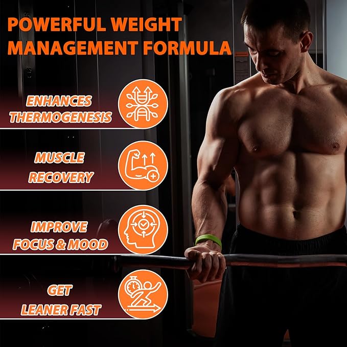 Fat Burner for Men Women - Appetite Suppressant for Weight Loss Supplement, Metabolism, Belly Fat Burning with Acetyl L-Carnitine, Green Tea Extract and More, 60 Count