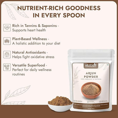 Arjuna Powder, Arjun Bark Powder, 7 oz (200g)