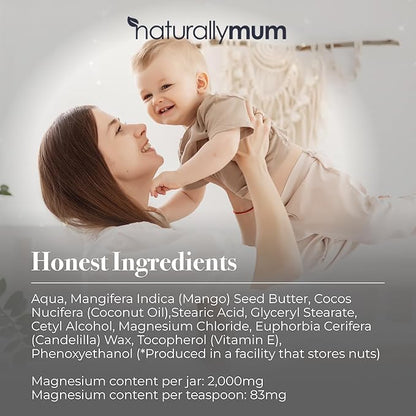 Magnesium Bedtime Lotion for Kids & Babies [NATURAL & SAFE] - Topical Kids Magnesium Cream Lotion for Sleep - Safe for Babies (6M+) - Support for Sleep, Bone & Overall Kids Health