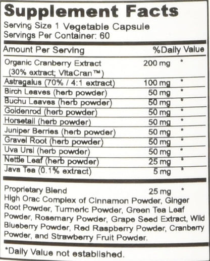 KidneyKind #1 Kidney Support and Detox Supplement | Kidney Cleanse for Bladder & Urinary Health | Buchu, Juniper, Uva Ursi, Cranberry, Nettle Leaf & More | 60 Vege Capsules