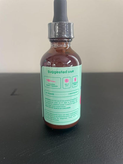 JoySpring Burst B12 Drops - Vitamin B Complex for Kids (2 fl oz) B2, B6, B5 + Methylcobalamin B12 Children Supplement to Support Healthy Growth & Development, Vegan B12, Ages 2-16+ | 60 Servings
