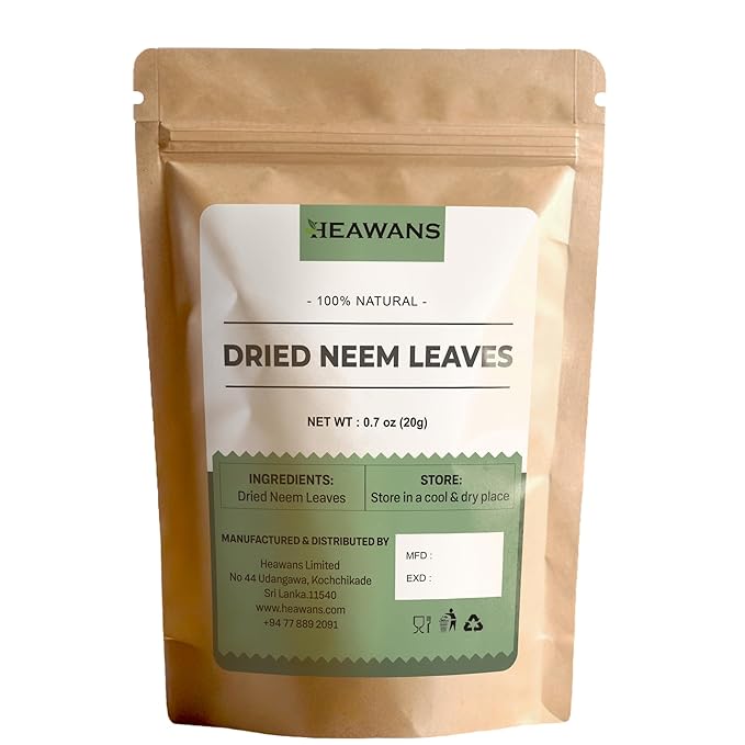 Heawans Naturally Grown Dried neem Leaves Whole (0.7 oz)