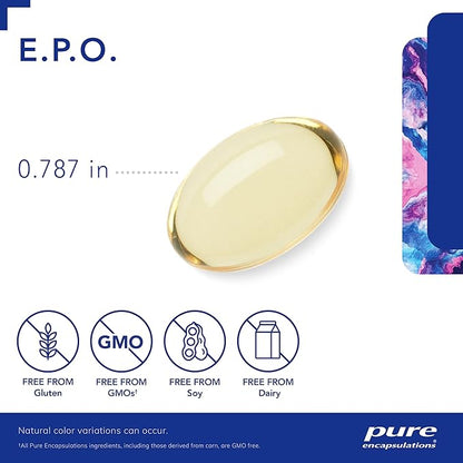 Pure Encapsulations E.P.O. (Evening Primrose Oil) | Hypoallergenic Dietary Supplement Containing 9% GLA | 100 Softgel Capsules