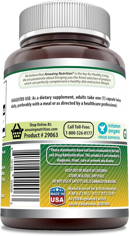 Amazing Formulas Glucosamine Sulfate 1000 mg Capsules Supplement | Non-GMO | Gluten Free | Made in USA (3 Pack | 120 Count)