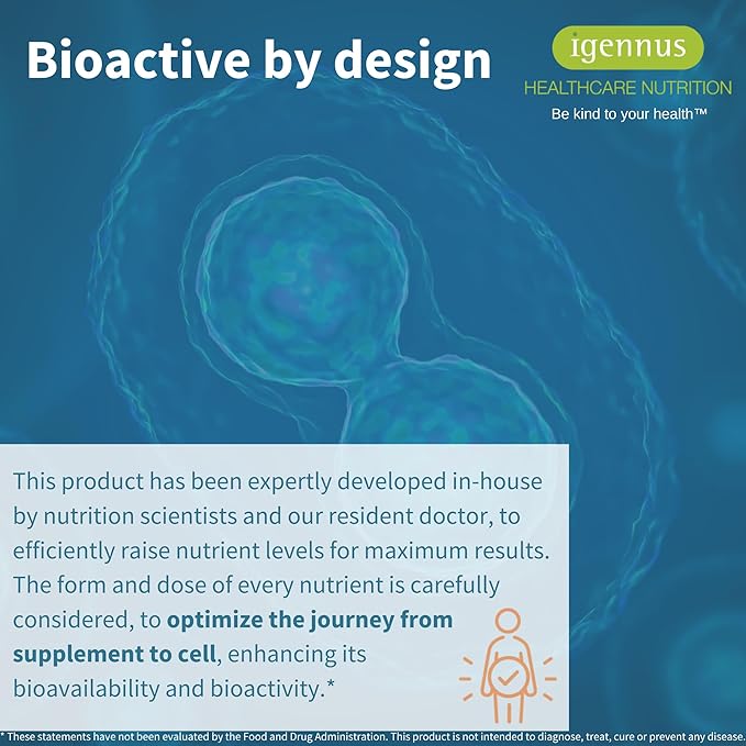 Igennus Neurobalance, High Absorption Zinc Magnesium Vitamin B6 Supplement, Non-GMO, Brain, Immune, Sleep & Muscle Recovery, Chelated Zinc Picolinate 24mg, Oxide-Free Magnesium, Vegan,120 Tablets