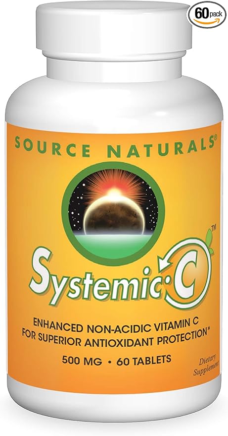 Source Naturals Systemic C, 500mg - 60 Tablet