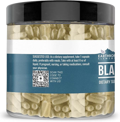 Earthborn Elements Black Cohosh 200 Capsules, Pure & Undiluted, No Additives