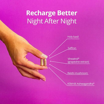 NEUROHACKER COLLECTIVE Qualia Night Sleep Aid | Non-Habit Forming | Science-Backed Supplement for Deep Refreshing Sleep | Melatonin-Free, Vegan, Non-GMO, Gluten-Free
