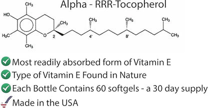 Oscon 60 ct - RRR-a-tocopherol & Selenium Nutraceutical Supplement