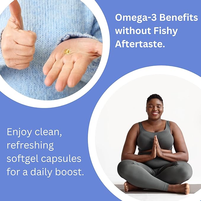 Barisentials Omega-3 Supplement - 1,930mg EPA & DHA Per Serving- Designed for Bariatric Patients- High Absorption MAG-03 Technology - 60 Coated Softgels (1-Month Supply)