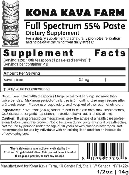Full Spectrum 55% Kavalactone Paste (0.5 oz)