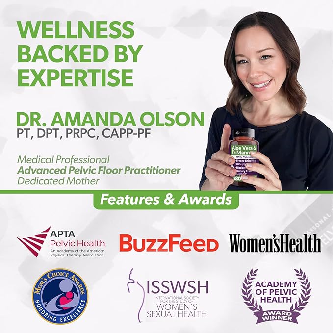 Intimate Rose Aloe Vera Capsules - IC Supplements - 200x Concentrate Pure Aloe Vera + D-Mannose + Calcium - Easy to Swallow Aloe Vera Pills