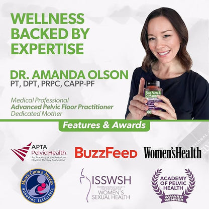 Intimate Rose Aloe Vera Capsules - IC Supplements - 200x Concentrate Pure Aloe Vera + D-Mannose + Calcium - Easy to Swallow Aloe Vera Pills